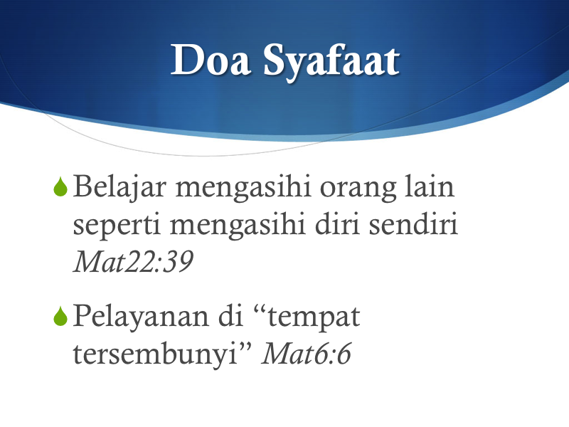 Kuasa Doa Syafaat Kejadian 18 16 33 1 Timotius 2 1 4 Mount Zion Church